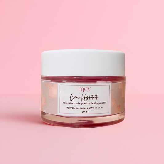 Crème Hydratante et unifiante à la Poudre de coquelicot