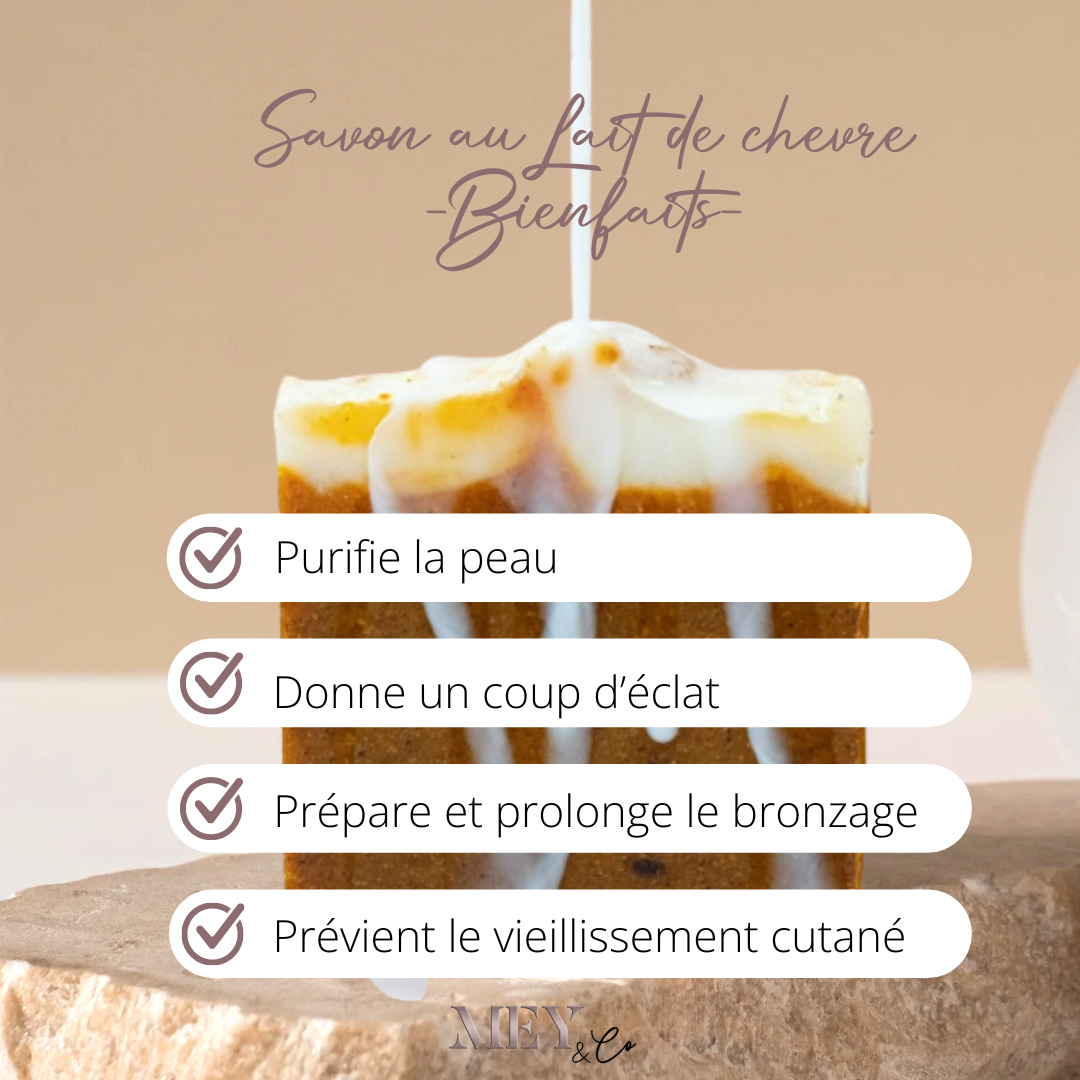 Savon au lait de chèvre : bienfaits 